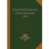 Železničná Mapa ČESKOSLOV*1938