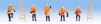 Požiarnici *Oranžové oblečenie