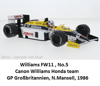 Williams FW11*5*N_Mansell*1986