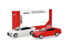 MiKit*Audi A4 Limous*White-RED