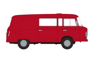 Barkas B1000 Polo-Bus* Red